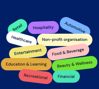 loyalty platform for retail, hospitality, food & beverages, beauty & wellness, entertainment, financial, recreational, shopping mall